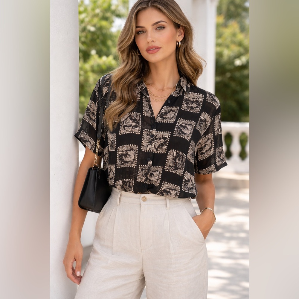 Chicos 100% Rayon Women's Top